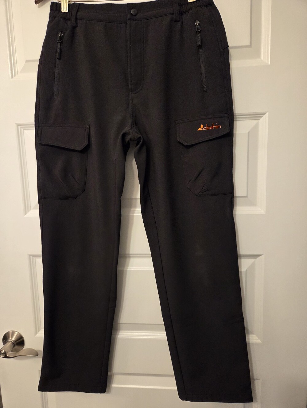 Womens Black Lined Outdoor Pants.  Great For Winter Outdoor Activity!